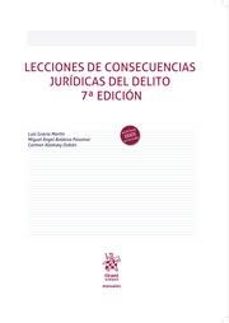 lecciones de consecuencias jurídicas del delito 7ª edición-9788411696579