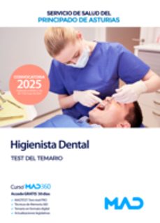 higienista dental del servicio de salud del principado de asturia s (sespa). test del temario-9788414296479
