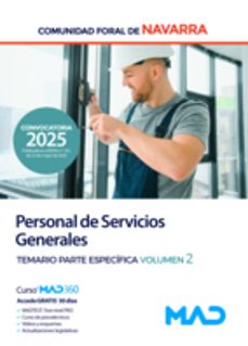 personal de servicios generales de la administracion de la comunidad foral de navarra. temario parte especifica. volumen 2-9788414297179