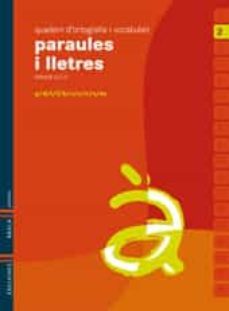 paraules i lletres 2 -v-  - infantil  ed 2010 valencia-9788426374479