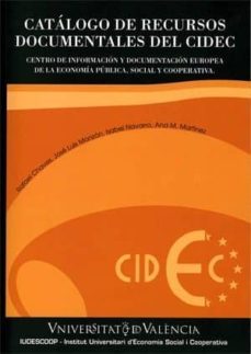 catalogo de recursos documentales del cidec-rafael chaves-jose luis monzon campos-9788437062679