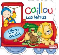 caillou: las letras (libro puzle de carton troquelado)-9788444166179