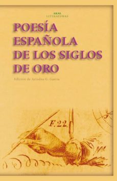 poesia española de los siglos de oro-9788446024279