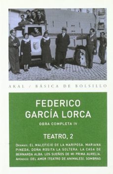 obra completa iv teatro 2-federico garcia lorca-9788446029779