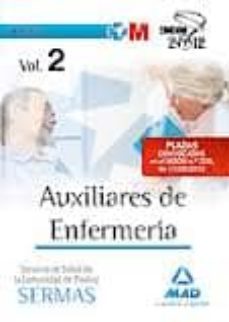 auxiliares de enfermeria del servicio de salud de la comunidad de madrid. temario volumen ii (sermas)-9788467685879
