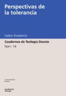 perspectivas de la tolerancia-xabier etxeberria-9788474854879