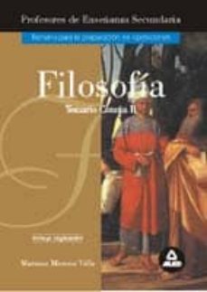 profesores de enseñanza secundaria. filosofia, temario parte b-9788483115879