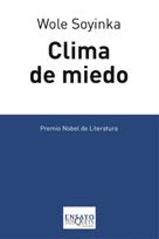 clima de miedo-wole soyinka-9788483830079