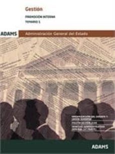 gestion promocion interna. administracion general del estado. tem ario 1-9788490253779