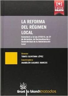 la reforma del regimen local-9788490539279