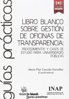 libro blanco sobre gestion de oficinas de transparencia-9788490869079