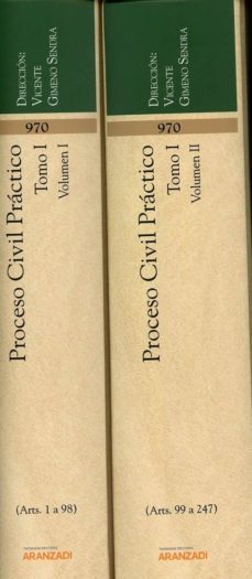 proceso civil practico. tomo i.volumen i y ii (papel + e-book)-vicente gimeno sendra-9788491527879