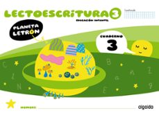 planeta letron lectoescritura nivel 3 cuaderno 3 cuadricula 5 años-9788491899679