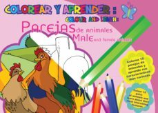colorear y aprender parejas de animales-9788493928179