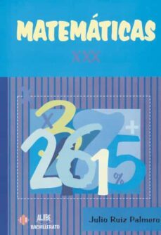 matematicas xxx (bachillerato)-9788497001779