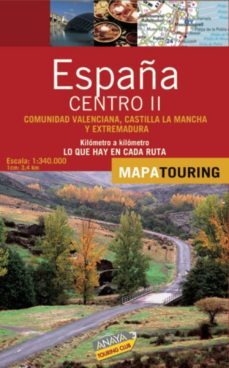 mapa de carreteras 2008 (1:340.000): centro ii (mapa touring)-9788497766579