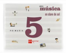 caderno musica en clave de sol 5º primaria ed 2009 gallego-9788498541779