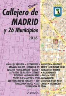 callejero de madrid y 26 municipios 2018-9788498733679