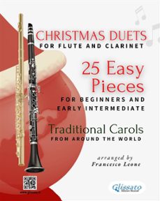christmas duets for flute and clarinet - 25 easy pieces for beginners and early intermediate (ebook)-9791223068779