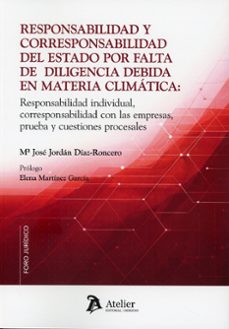 responsabilidad y corresponsabilidad del estado por falta de dili gencia debida en materia climática: responsabilidad individual, corresponsabilidad con las empresas, prueba y cuestiones procesales-maria jose jordan diaz roncero-9791388250279