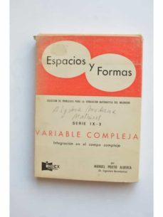 variable compleja. integración en el campo complejo-manuel prieto alberca-mkt0006727179