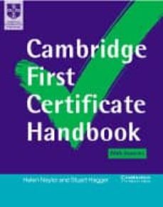 cambridge first certificate handbook: self - study pack (cassette )-helen naylor-stuart hagger-9780521666589