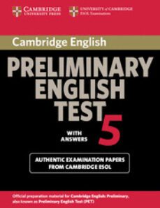 cambridge preliminary english test 5: student´s book with answers-9780521714389