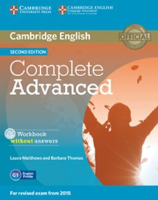 complete advanced workbook without answers with audio cd 2nd edition-9781107631489