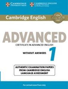cambridge english advanced 1 for revised exam from 2015 student s book without answers-9781107689589