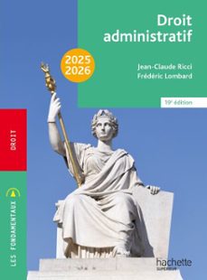 fondamentaux  - droit administratif 2025-2026 (ebook)-jean-claude ricci-frédéric lombard-9782017280989