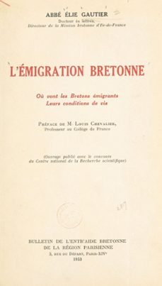 l'emigration bretonne (ebook)-élie gautier-9782307593089