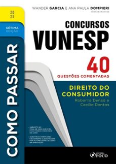 como passar em concursos vunesp - 7ª ed -2025 (ebook)-roberta densa-cecília dantas-9786561207089