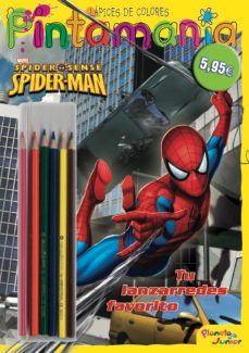 spiderman: pintamania lapices de colores. tu lanzarredes favorito-9788408102489