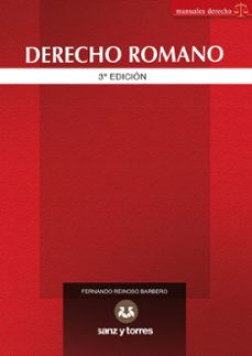 derecho romano-fernando reinoso barbero-9788410409989