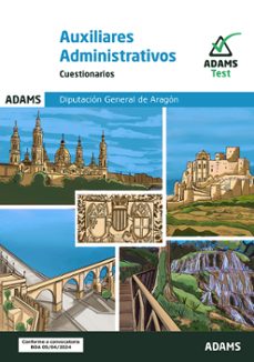cuestionarios auxiliares administrativos diputación general de aragon-9788410770089