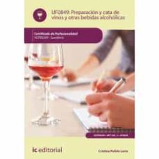 (i.b.d.) hotr0209 preparación y cata de vinos y otras bebidas alc oholicas. sumillería-9788411034289