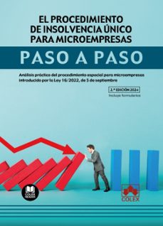 procedimiento de insolvencia único para microempresas. paso análisis práctico del procedimiento especial para microempresas-9788411943789