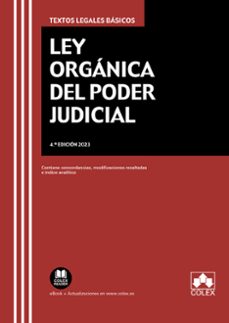 ley organica del poder judicial-9788413595689