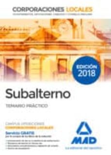 subalterno corporaciones locales. temario practico-9788414216989