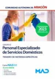 personal especializado de servicios domésticos (grupo e). temario de materias específicas-9788414264089