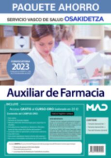 paquete ahorro auxiliar de farmacia de osakidetza servicio vasco de salud.-9788414269589