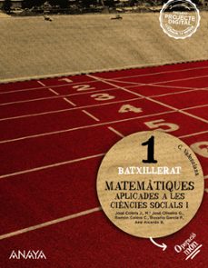 matematiques aplicades a les ciències socials i 1º bachillerato valencia-9788414311189