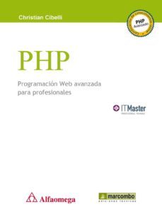 php programacion web avanzada para profesionales-christian cibelli-9788426718389