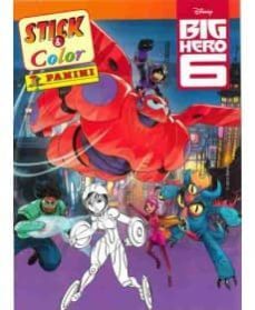 big hero 6 (stick & color)-9788427868489