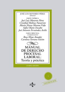 manual de derecho procesal laboral: teoria y practica (4ª ed.)-jose luis monereo perez-9788430963089