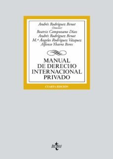 manual de derecho internacional privado (4ª ed.)-andres (dir.) rodriguez benot-9788430972289