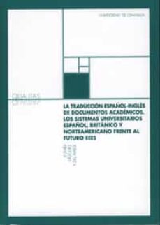 la traduccion español-ingles de documentos academicos-esther vazquez y del arbol-9788433846389