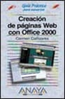 creacion de paginas web con office 2000-mª carmen cañizares funcia-9788441509689