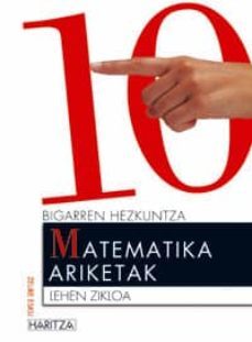 matematika dbh 1.zikloa (ariketak 10)-jose colera jimenez-9788466719889