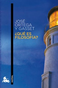 ¿que es filosofia?-jose ortega y gasset-9788467006889